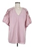 Unbranded Pink Short Sleeve Blouse One size (estimated) - photo 1