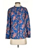 J.Crew 100% Cotton Paisley Blue 3/4 Sleeve Blouse Size 0 - photo 1