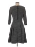 Max Studio Chevron-herringbone Gray Casual Dress Size M - photo 2