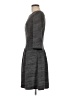 Max Studio Chevron-herringbone Gray Casual Dress Size M - photo 5