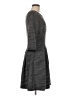 Max Studio Chevron-herringbone Gray Casual Dress Size M - photo 4