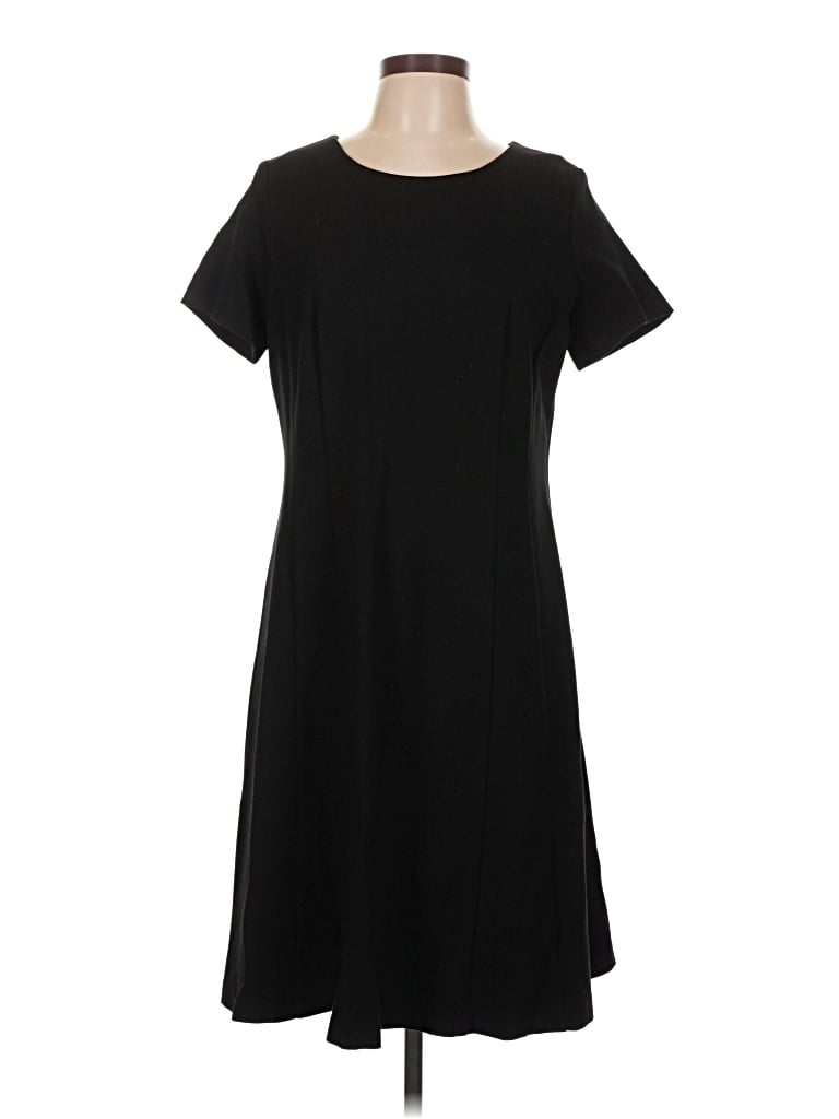 Pre-owned Talbots Casual Dress In Black