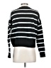 Shein 100% Polyester Stripes Black Pullover Sweater Size 4 - photo 2