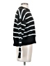 Shein 100% Polyester Stripes Black Pullover Sweater Size 4 - photo 4