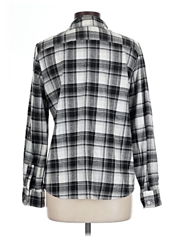 Basic Editions Long Sleeve Button-Down Shirt (view 2)