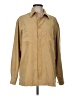 Assorted Brands 100% Polyester Solid Tan Long Sleeve Blouse Size M - photo 1