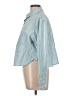 Old Navy Stripes Teal Long Sleeve Button-Down Shirt Size L - photo 5