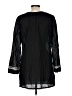 Gianni Bini 100% Cotton Black Long Sleeve Blouse Size M - photo 2