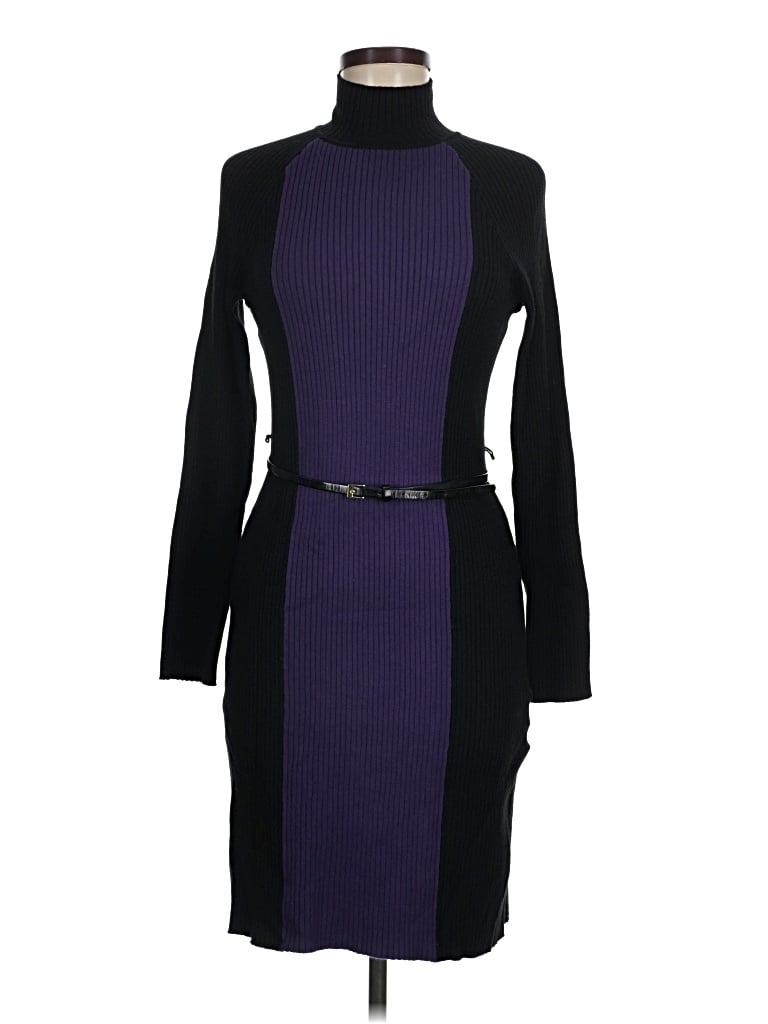 Pre-owned Anne Klein Cardigan Sweater In Purple