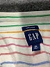 Gap Stripes Ivory Long Sleeve Button-Down Shirt Size XL - photo 7