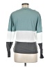 Shein Color Block Teal Pullover Sweater Size 6 - photo 2