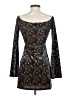 Cider Floral Black Cocktail Dress Size XXS - photo 2