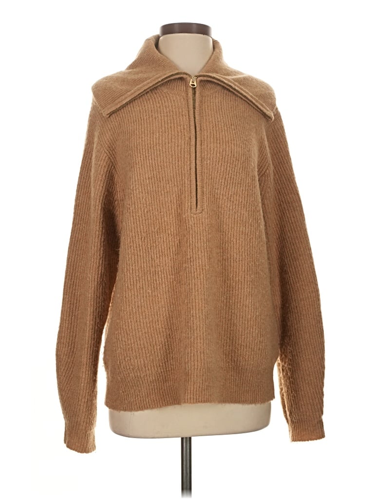 Pre-owned Jcrew Pullover Sweater In Tan