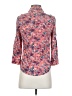 ModCloth 100% Rayon Floral Pink 3/4 Sleeve Button-Down Shirt Size XS - photo 2