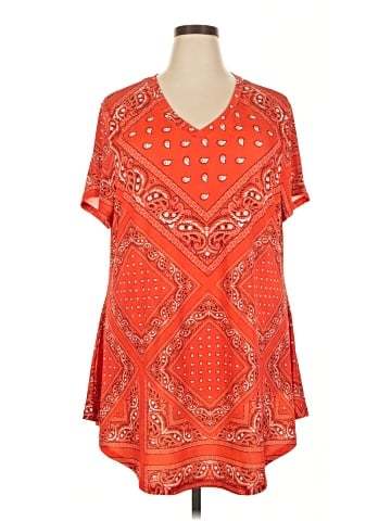 Lily by Firmiana Short Sleeve Blouse (view 1)