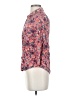 ModCloth 100% Rayon Floral Pink 3/4 Sleeve Button-Down Shirt Size XS - photo 5