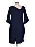 Bebe Solid Blue Cocktail Dress Size 12 - photo 2