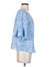 Shein Blue 3/4 Sleeve T-Shirt Size 4 - photo 4