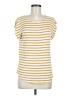 Green Envelope Yellow Short Sleeve Top Size M - photo 1