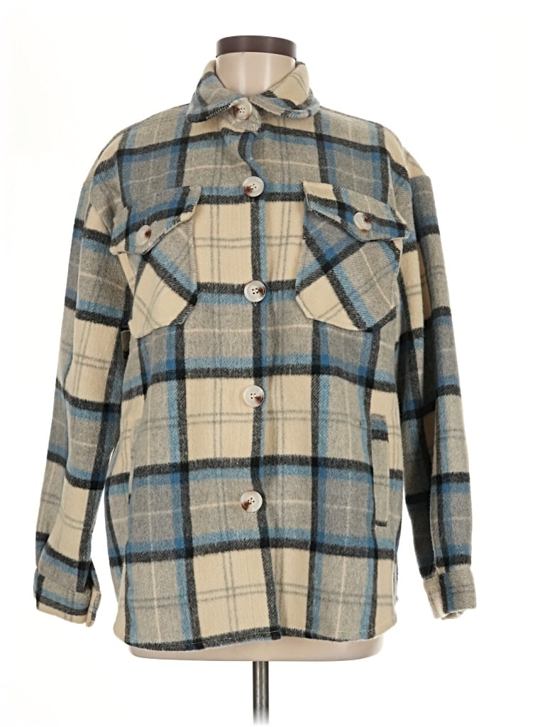 Pre-owned Veveret Coat In Blue