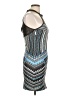 Dotti Graphic Blue Cocktail Dress Size 10 - photo 4