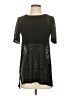 BCBGeneration Black Short Sleeve Top Size S - photo 1