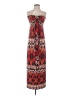 Soma Print Red Casual Dress Size S - photo 1