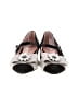 J.Crew Color Block Black Flats Size 8 1/2 - photo 2