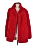 1 Sunset Lane 100% Polyester Red Faux Fur Jacket Size M - photo 1