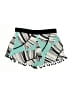 Trina Turk 100% Polyester Print Teal Shorts Size M (estimated) - photo 2