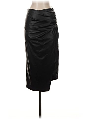 Helmut Lang Faux Leather Skirt (view 1)