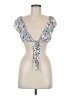 ASOS Tropical Floral Pink Teal Sleeveless Blouse Size 6 - photo 1