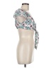 ASOS Tropical Floral Pink Teal Sleeveless Blouse Size 6 - photo 4