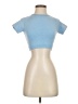 Unbranded Blue Short Sleeve Top Size S - photo 1