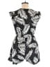 Unbranded 100% Rayon Tropical Black Romper Size L - photo 2
