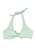 Shein Solid Green Swimsuit Top Size L - photo 1