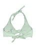 Shein Solid Green Swimsuit Top Size L - photo 2