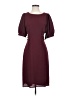 Express 100% Polyester Solid Burgundy Cocktail Dress Size S - photo 1