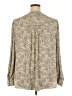 Lane Bryant Animal Print Tan Long Sleeve Blouse Size 18 - 20 Plus - photo 2