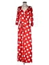 Assorted Brands Polka Dots Red Casual Dress Size L - photo 1