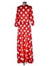 Assorted Brands Polka Dots Red Casual Dress Size L - photo 2