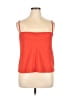 Topshop 100% Polyester Orange Tank Top Size 10 - photo 1