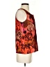J.Crew 100% Silk Orange Red Sleeveless Silk Top Size 2 - photo 4