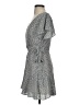 Mi ami 100% Polyester Polka Dots Gray Casual Dress Size S - photo 5