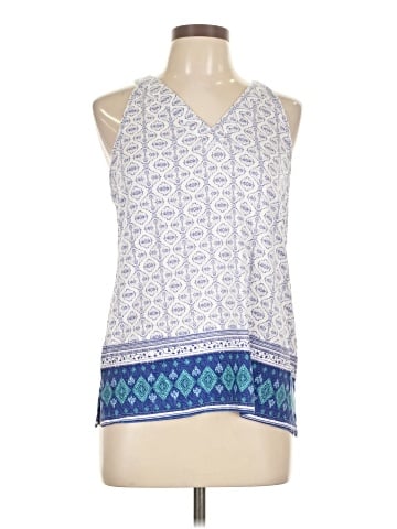 Skies Are Blue Sleeveless Blouse (view 1)