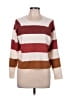 Pinque Stripes Brown Pullover Sweater Size L - photo 1