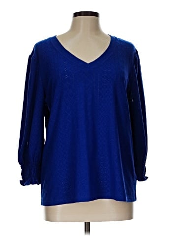 Counterparts 3/4 Sleeve Blouse (view 1)