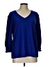 Counterparts Blue 3/4 Sleeve Blouse Size L - photo 1