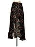Shein Floral Black Casual Skirt Size 4 - photo 1