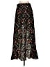 Shein Floral Black Casual Skirt Size 4 - photo 2